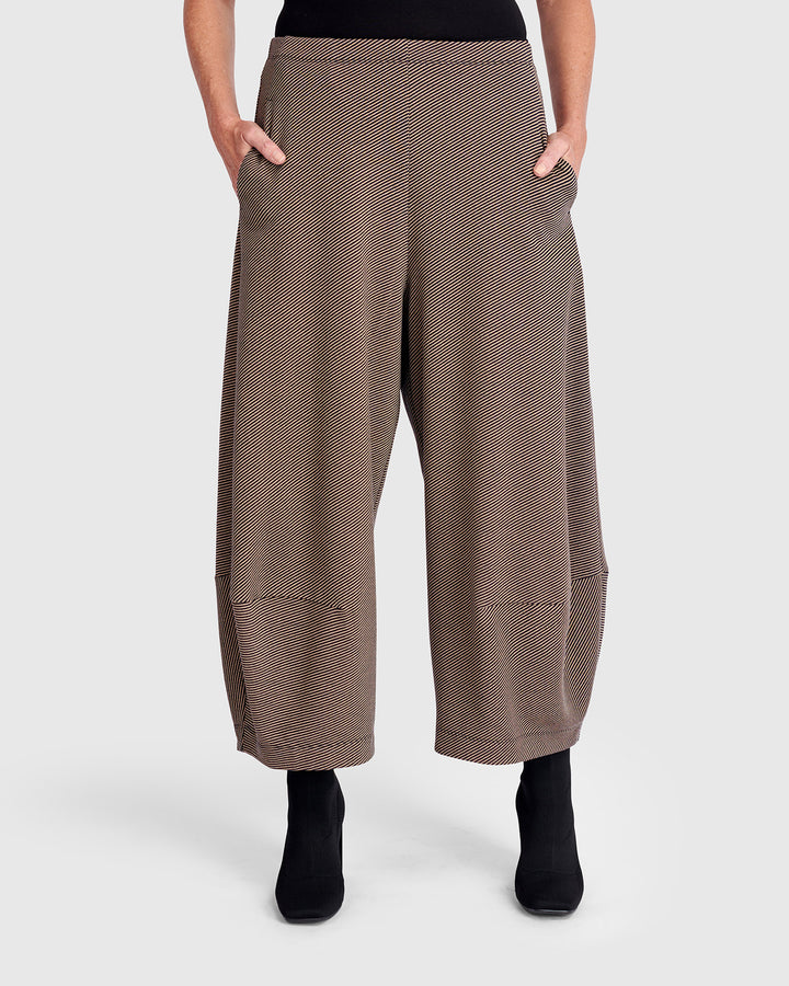 Uptown Lantern Pants, Chocolate