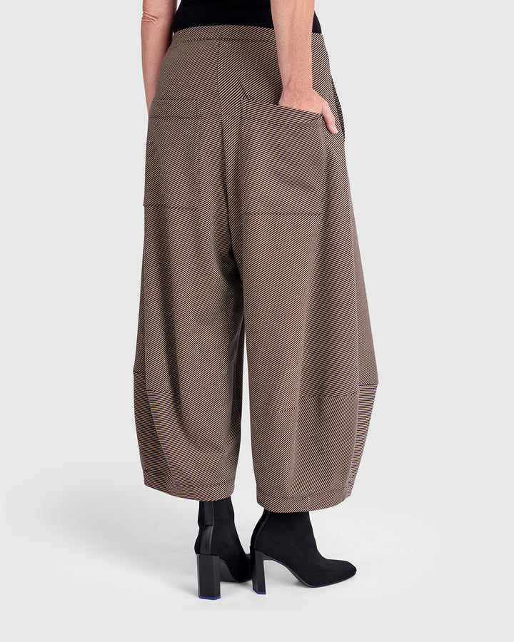 Uptown Lantern Pants, Chocolate