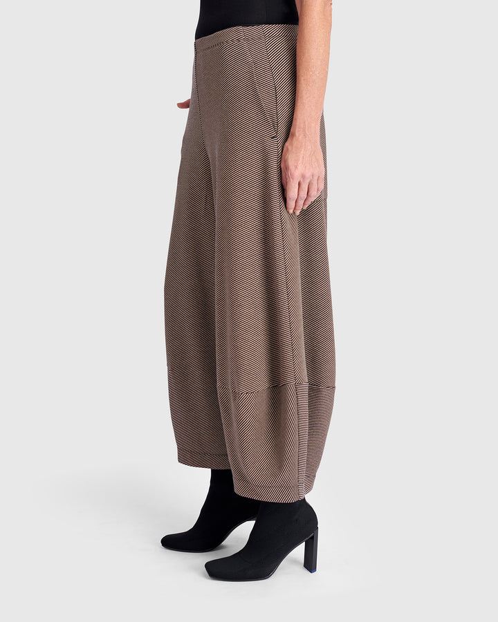 Uptown Lantern Pants, Chocolate