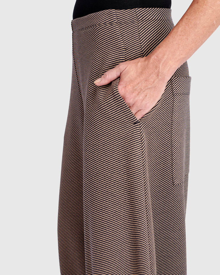 Uptown Lantern Pants, Chocolate