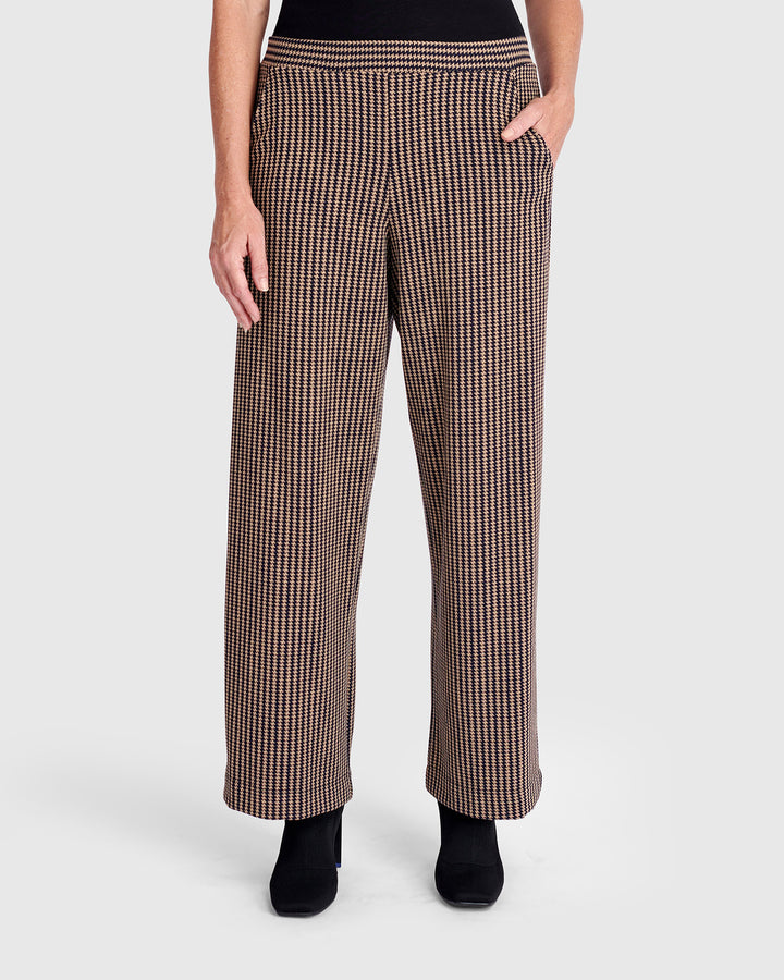 Park Straight Pants, Chocolate