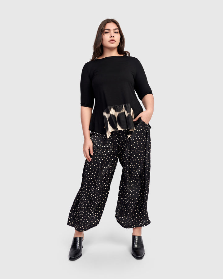 Isley Lantern Pants, Polka