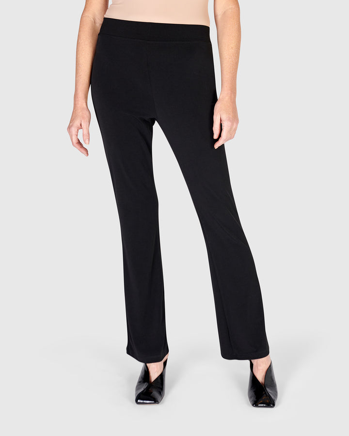 Essential Kick Flare Pants, Black