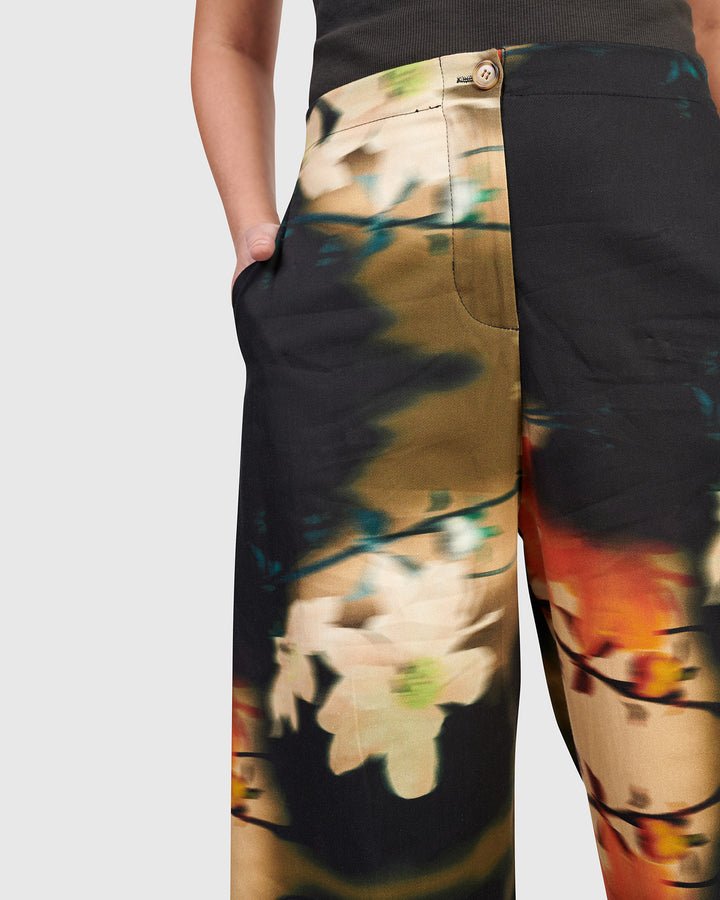 Mignonette Wide Leg Pants, Floral
