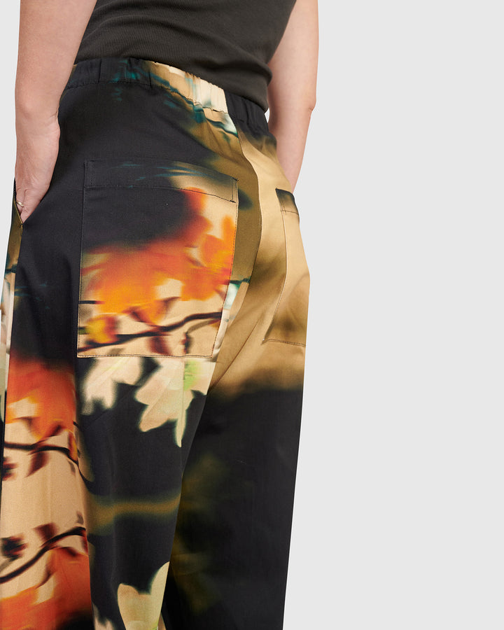 Mignonette Wide Leg Pants, Floral
