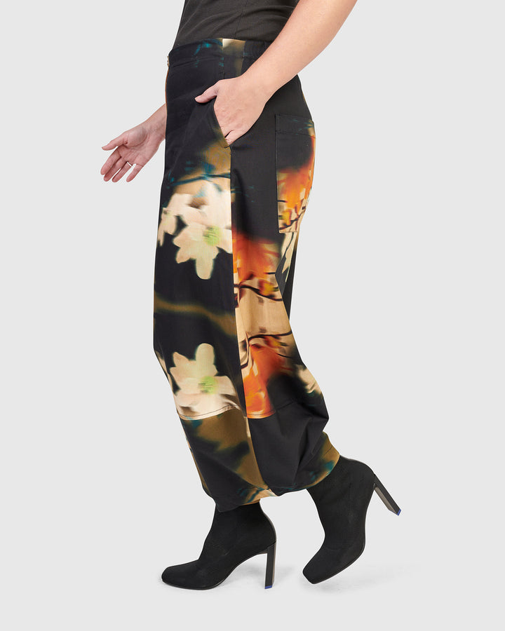 Mignonette Wide Leg Pants, Floral
