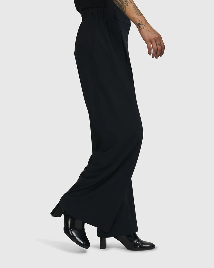 Trinity Straight Leg Pants, Black
