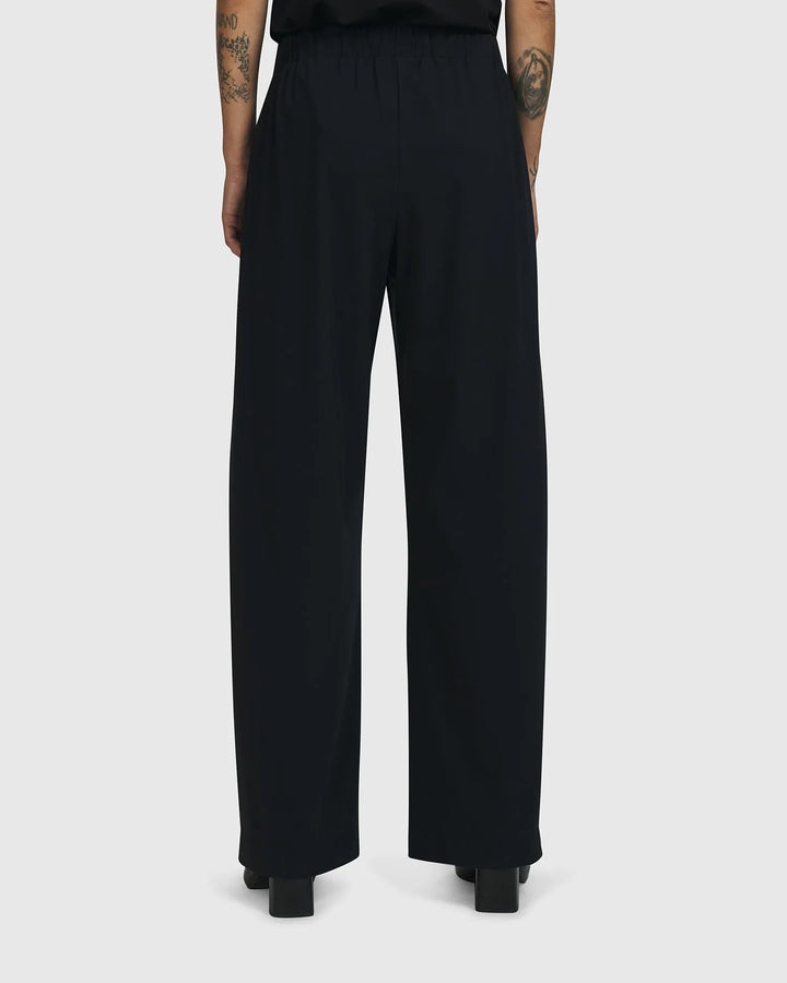 Trinity Straight Leg Pants, Black