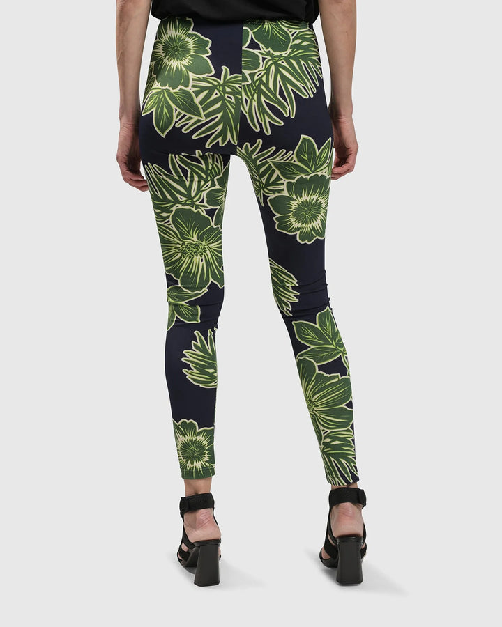 FRESH GREENS LEGGINGS, ROYAL