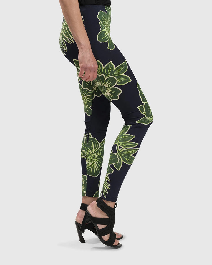 FRESH GREENS LEGGINGS, ROYAL