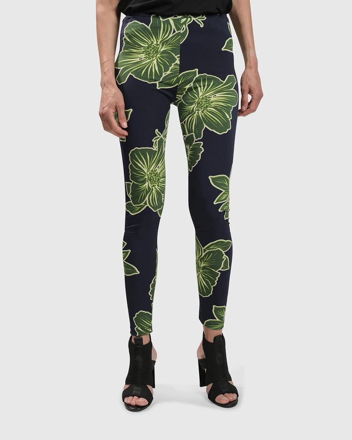 FRESH GREENS LEGGINGS, ROYAL