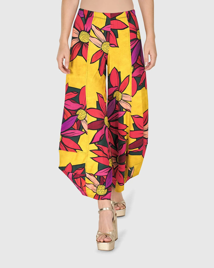 Wildflower Punto Pants, Bouquet