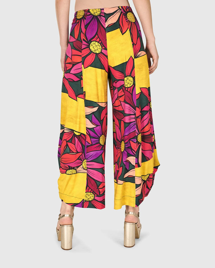 Wildflower Punto Pants, Bouquet