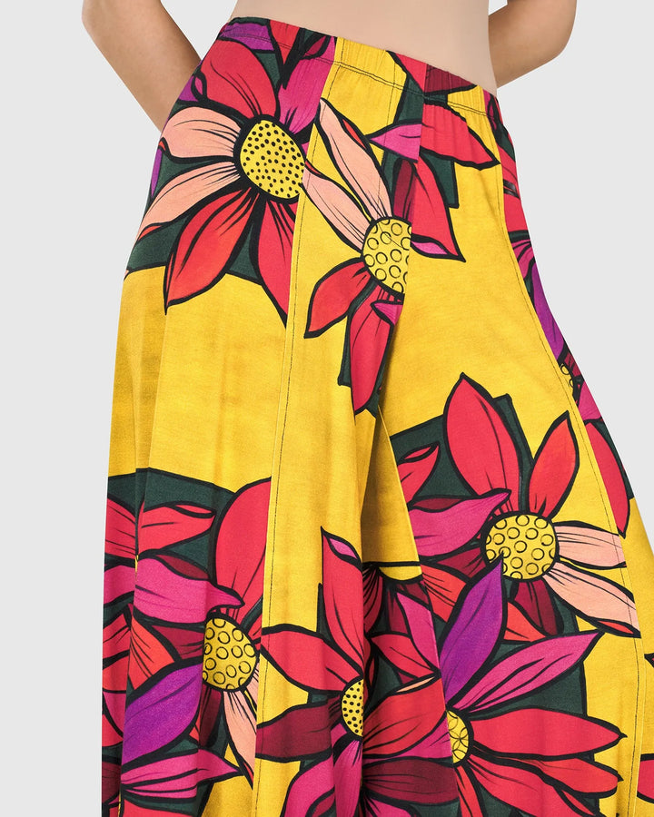 Wildflower Punto Pants, Bouquet