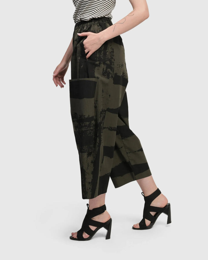 Urban Origami Barrel Pants, Khaki