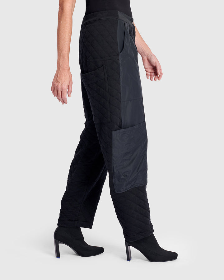 Urban Strapped Pants, Black