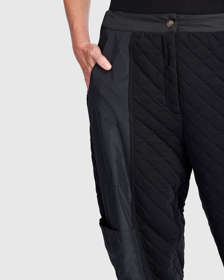 Urban Strapped Pants, Black