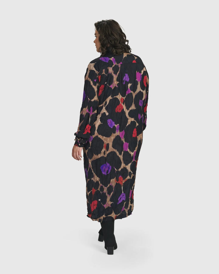 Cosmopolitan Shirt Dress, Violet