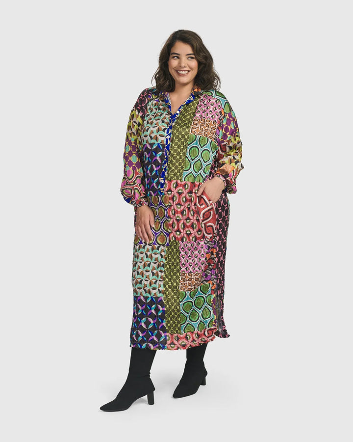 Lucy Kaleidoscope Maxi Dress