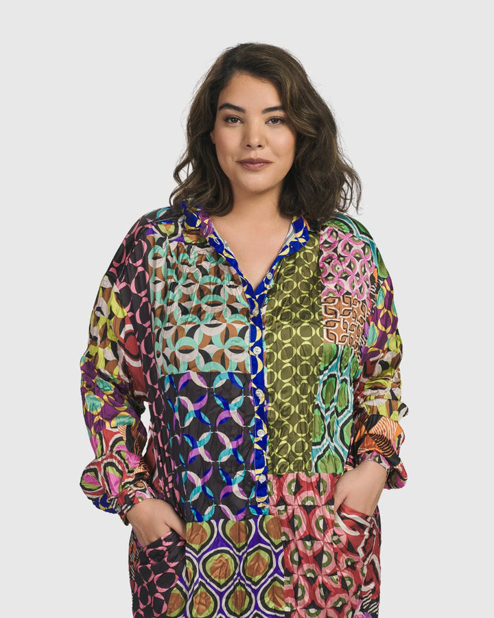 Lucy Kaleidoscope Maxi Dress