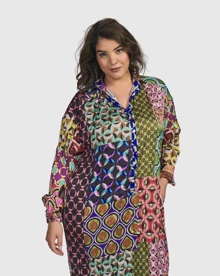 Lucy Kaleidoscope Maxi Dress