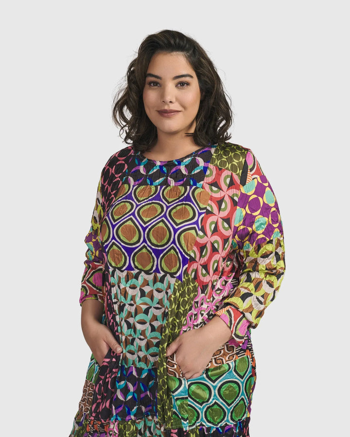 Lucy Kaleidoscope Tunic Top