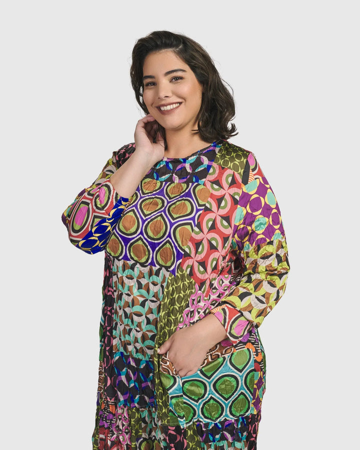 Lucy Kaleidoscope Tunic Top