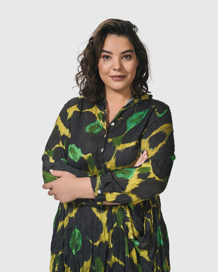Olive Martini Wonderful Dress, Emerald