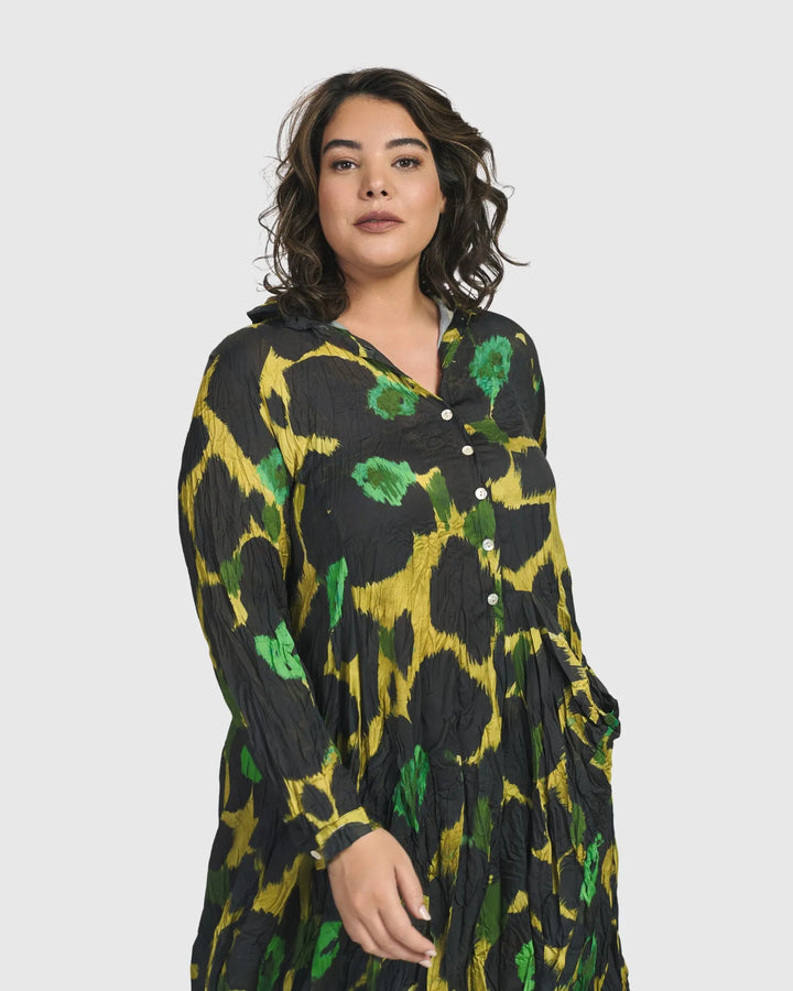 Olive Martini Wonderful Dress, Emerald