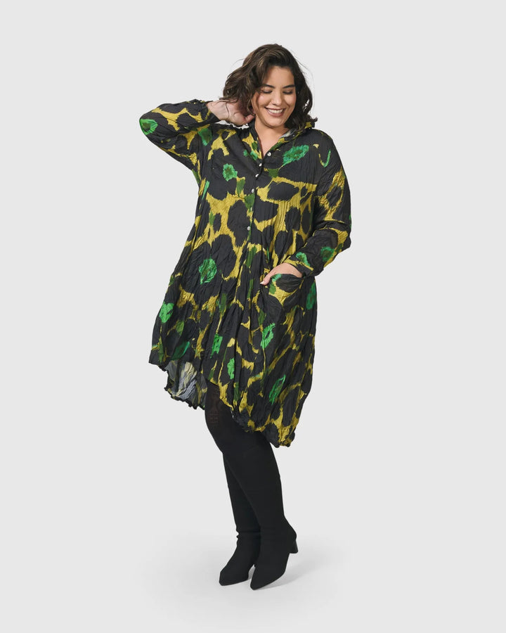 Olive Martini Wonderful Dress, Emerald