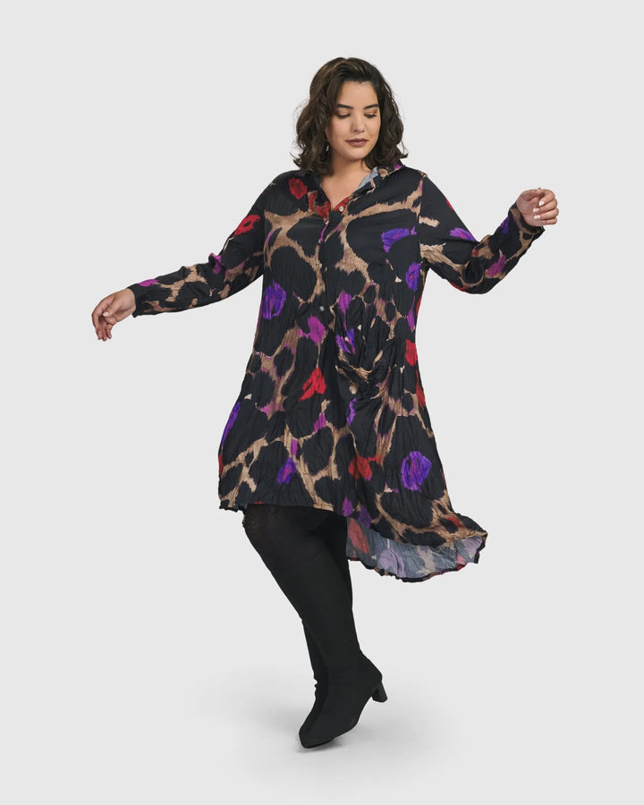 Cosmopolitan Hi-Lo Dress, Violet