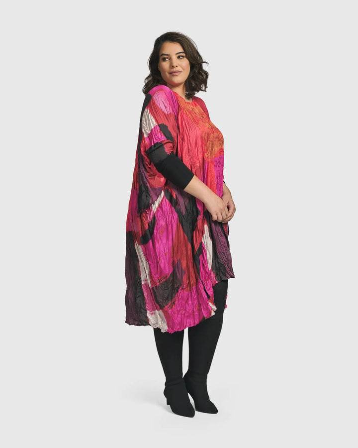 Sunset Strip Muumuu Dress, Magenta