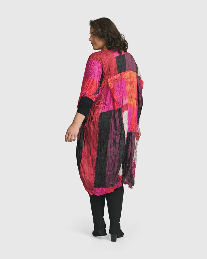 Sunset Strip Muumuu Dress, Magenta