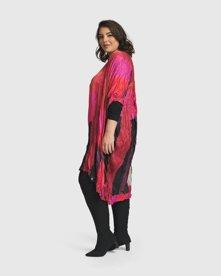 Sunset Strip Muumuu Dress, Magenta