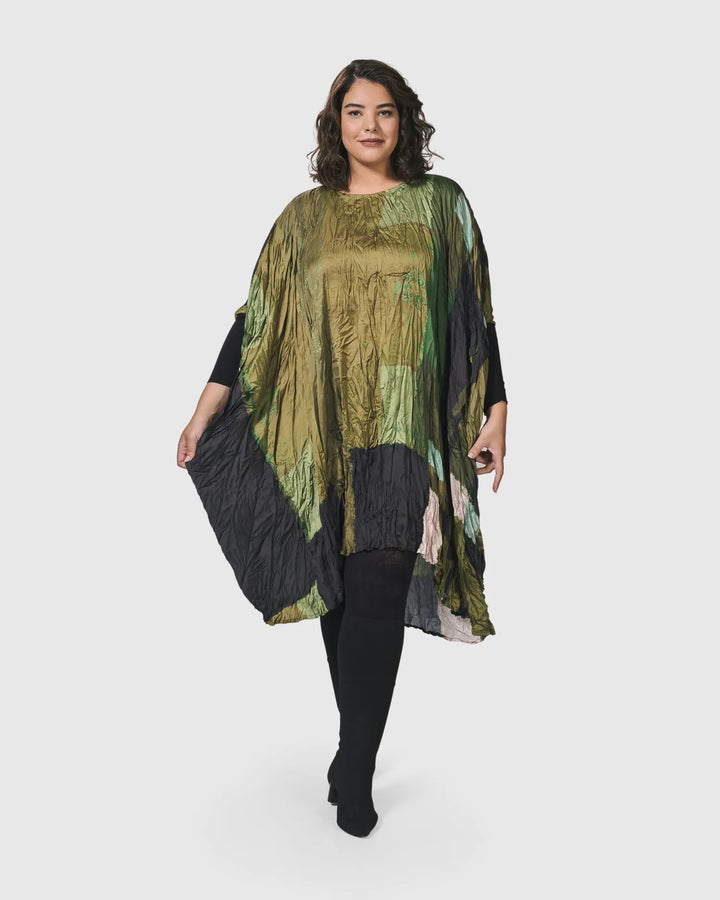 Al Fresco Muumuu Dress, Olive