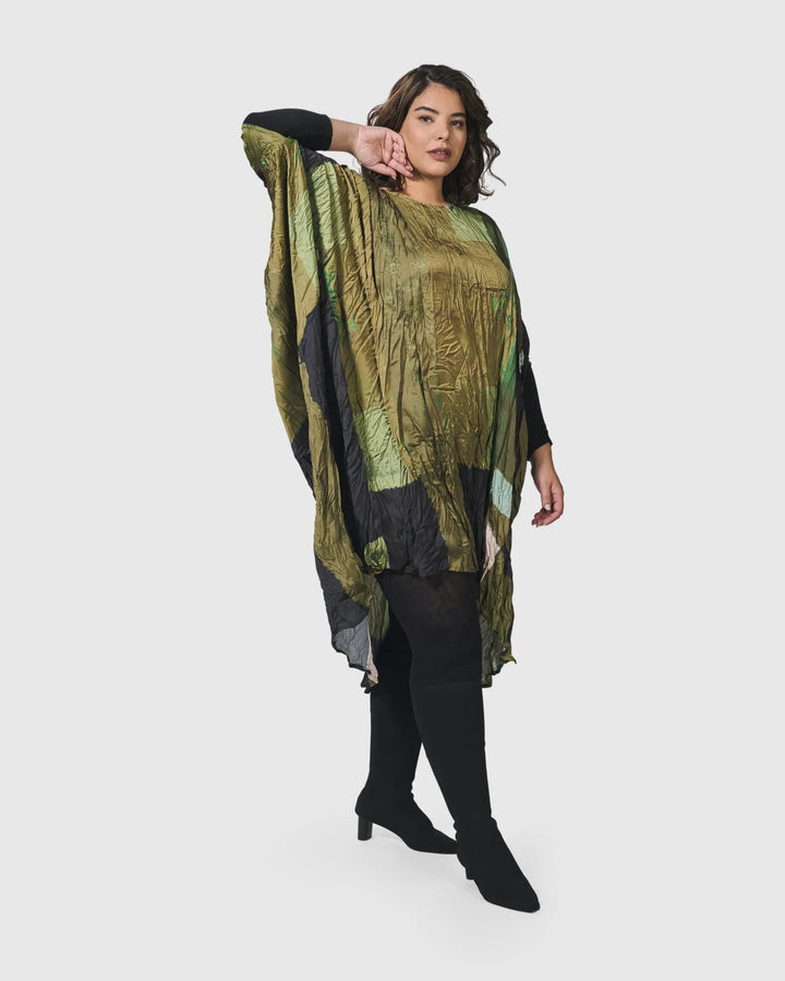 Al Fresco Muumuu Dress, Olive