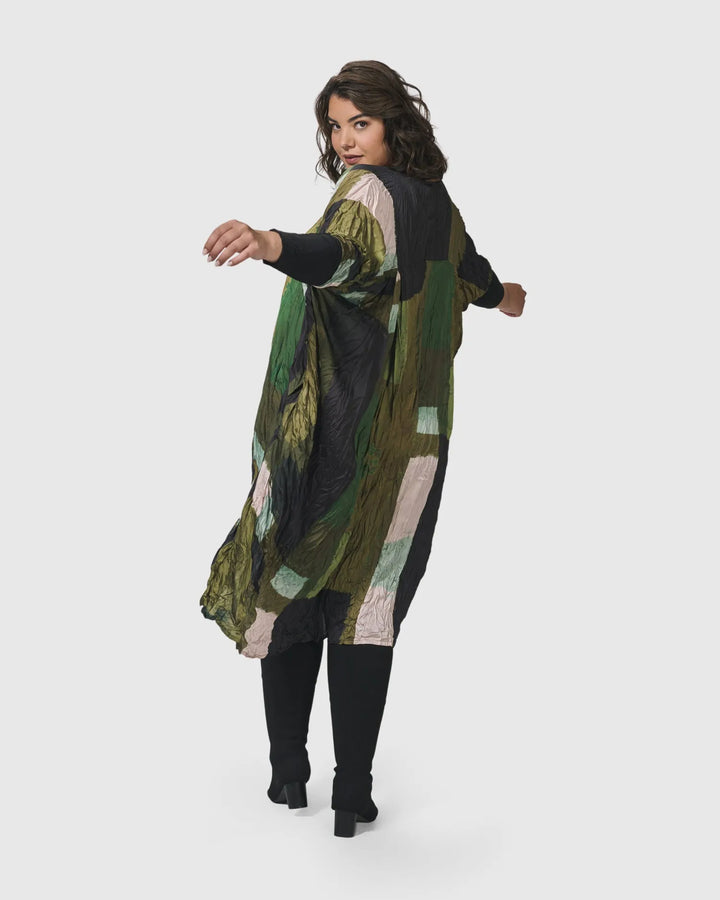 Al Fresco Muumuu Dress, Olive