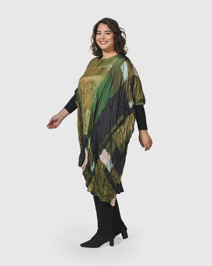Al Fresco Muumuu Dress, Olive