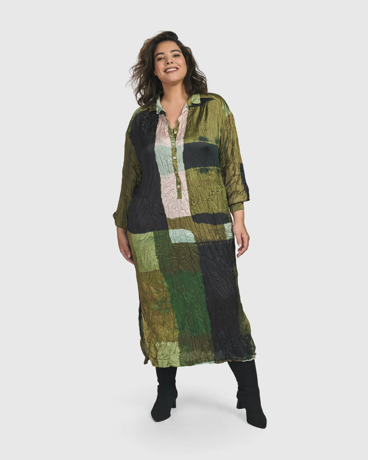 Al Fresco Shirt Dress, Olive
