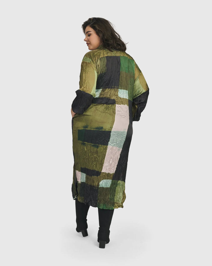 Al Fresco Shirt Dress, Olive