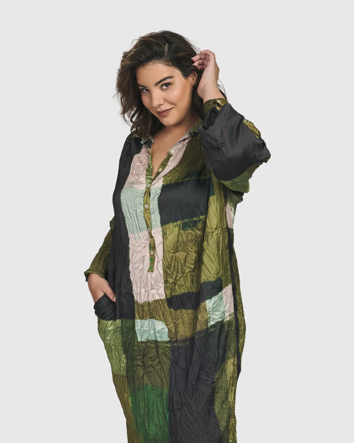 Al Fresco Shirt Dress, Olive