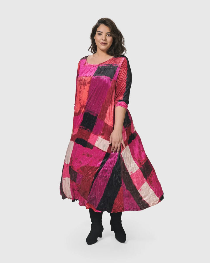 Sunset Strip Maxi Dress, Magenta