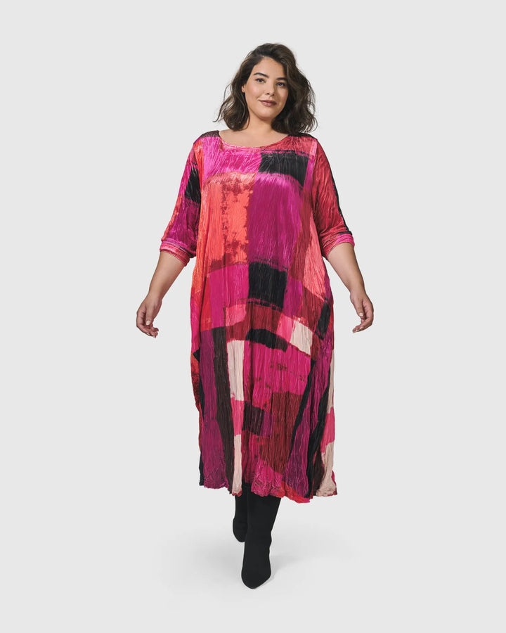 Sunset Strip Maxi Dress, Magenta