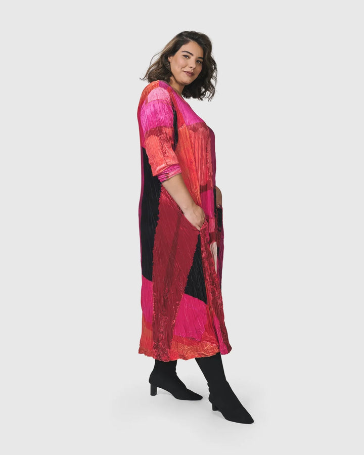 Sunset Strip Maxi Dress, Magenta