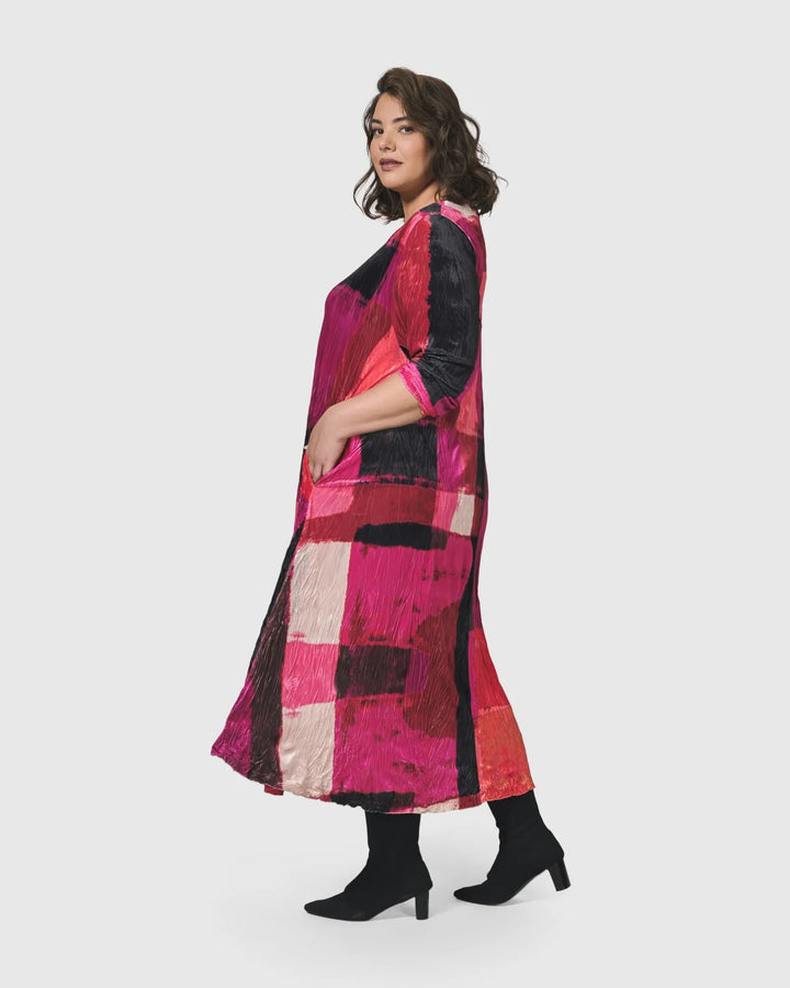 Sunset Strip Maxi Dress, Magenta
