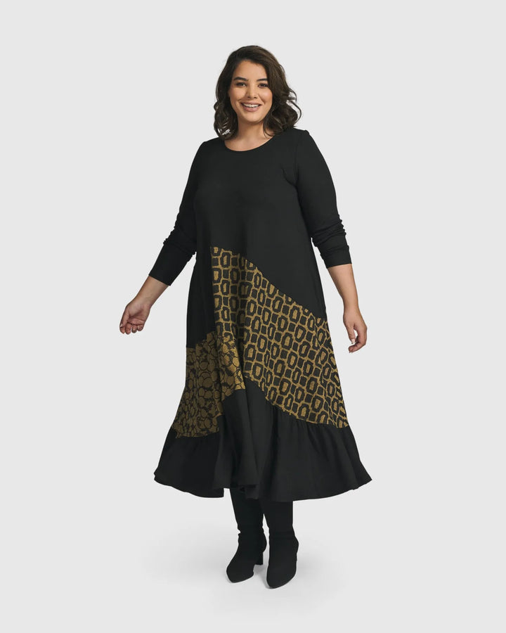 Unstoppable Maxi, Dress, Ochre