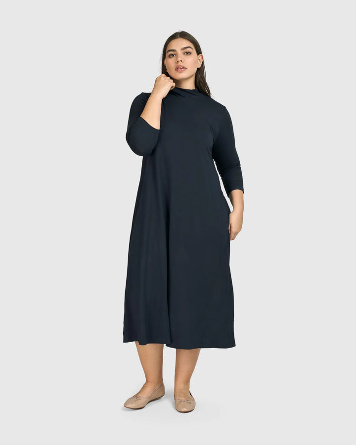Essential A-Line Dress, Ocean