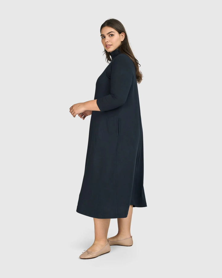 Essential A-Line Dress, Ocean