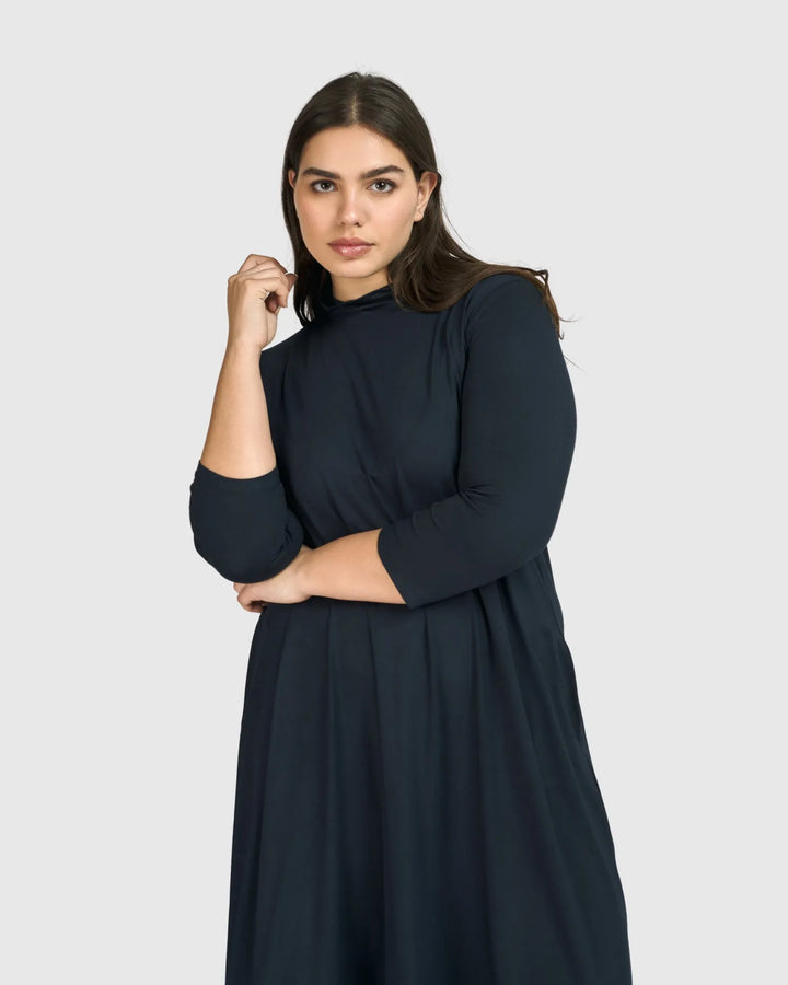 Essential A-Line Dress, Ocean