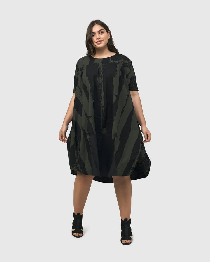 Urban Sake Muumuu Dress, Khaki